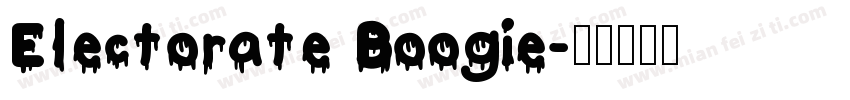 Electorate Boogie字体转换